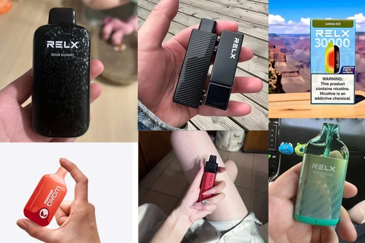 悅刻積木一次性電子煙-磁吸結構與大口數設計展示